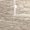 imageEkena Millwork 45 34quotW x 24 12quotH x 1 14quotD Canyon Ridge Stacked Stone StoneWall Faux Stone Siding Panel Smokey RidgeSea Shell