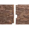 imageEkena Millwork 45 34quotW x 24 12quotH x 1 14quotD Canyon Ridge Stacked Stone StoneWall Faux Stone Siding Panel Smokey RidgeSedona
