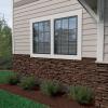 imageEkena Millwork 45 34quotW x 24 12quotH x 1 14quotD Canyon Ridge Stacked Stone StoneWall Faux Stone Siding Panel Smokey RidgeSequoia Valley