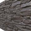 imageEkena Millwork 45 34quotW x 24 12quotH x 1 14quotD Canyon Ridge Stacked Stone StoneWall Faux Stone Siding Panel Smokey RidgeSlate Gray