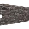 imageEkena Millwork 45 34quotW x 24 12quotH x 1 14quotD Canyon Ridge Stacked Stone StoneWall Faux Stone Siding Panel Smokey RidgeSlate Gray