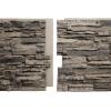 imageEkena Millwork 45 34quotW x 24 12quotH x 1 14quotD Canyon Ridge Stacked Stone StoneWall Faux Stone Siding Panel Smokey RidgeSmokey Ridge