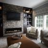 imageEkena Millwork 45 34quotW x 24 12quotH x 1 14quotD Canyon Ridge Stacked Stone StoneWall Faux Stone Siding Panel Smokey RidgeSmokey Ridge