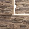 imageEkena Millwork 45 34quotW x 24 12quotH x 1 14quotD Canyon Ridge Stacked Stone StoneWall Faux Stone Siding Panel Smokey RidgeSmokey Ridge