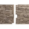 imageEkena Millwork 45 34quotW x 24 12quotH x 1 14quotD Canyon Ridge Stacked Stone StoneWall Faux Stone Siding Panel Smokey RidgeSoft Ash