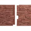 imageEkena Millwork 45 34quotW x 24 12quotH x 1 14quotD Canyon Ridge Stacked Stone StoneWall Faux Stone Siding Panel Smokey RidgeSun Valley