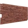 imageEkena Millwork 45 34quotW x 24 12quotH x 1 14quotD Canyon Ridge Stacked Stone StoneWall Faux Stone Siding Panel Smokey RidgeSun Valley