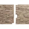 imageEkena Millwork 45 34quotW x 24 12quotH x 1 14quotD Canyon Ridge Stacked Stone StoneWall Faux Stone Siding Panel Smokey RidgeValley Spring