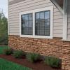 imageEkena Millwork 45 34quotW x 24 12quotH x 1 14quotD Canyon Ridge Stacked Stone StoneWall Faux Stone Siding Panel Smokey RidgeWheat Field