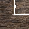 imageEkena Millwork 45 34quotW x 24 12quotH x 1 14quotD Canyon Ridge Stacked Stone StoneWall Faux Stone Siding Panel Smokey RidgeWillow Peak
