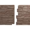 imageEkena Millwork 48 58quotW x 24 34quotH x 1 14quotD Cascade Stacked Stone StoneWall Faux Stone Siding Panel Smokey RidgeAutumn Bronze