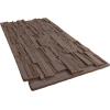 imageEkena Millwork 48 58quotW x 24 34quotH x 1 14quotD Cascade Stacked Stone StoneWall Faux Stone Siding Panel Smokey RidgeAutumn Bronze