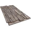 imageEkena Millwork 48 58quotW x 24 34quotH x 1 14quotD Cascade Stacked Stone StoneWall Faux Stone Siding Panel Smokey RidgeBoardwalk Bay