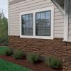 imageEkena Millwork 48 58quotW x 24 34quotH x 1 14quotD Cascade Stacked Stone StoneWall Faux Stone Siding Panel Smokey RidgeCanyon Brown
