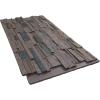 imageEkena Millwork 48 58quotW x 24 34quotH x 1 14quotD Cascade Stacked Stone StoneWall Faux Stone Siding Panel Smokey RidgeCanyon Brown
