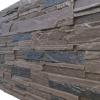 imageEkena Millwork 48 58quotW x 24 34quotH x 1 14quotD Cascade Stacked Stone StoneWall Faux Stone Siding Panel Smokey RidgeCanyon Brown