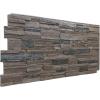 imageEkena Millwork 48 58quotW x 24 34quotH x 1 14quotD Cascade Stacked Stone StoneWall Faux Stone Siding Panel Smokey RidgeCanyon Brown