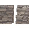 imageEkena Millwork 48 58quotW x 24 34quotH x 1 14quotD Cascade Stacked Stone StoneWall Faux Stone Siding Panel Smokey RidgeCascade River