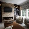 imageEkena Millwork 48 58quotW x 24 34quotH x 1 14quotD Cascade Stacked Stone StoneWall Faux Stone Siding Panel Smokey RidgeColfax