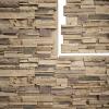 imageEkena Millwork 48 58quotW x 24 34quotH x 1 14quotD Cascade Stacked Stone StoneWall Faux Stone Siding Panel Smokey RidgeColfax