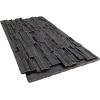 imageEkena Millwork 48 58quotW x 24 34quotH x 1 14quotD Cascade Stacked Stone StoneWall Faux Stone Siding Panel Smokey RidgeDark River
