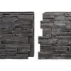 imageEkena Millwork 48 58quotW x 24 34quotH x 1 14quotD Cascade Stacked Stone StoneWall Faux Stone Siding Panel Smokey RidgeDark River
