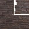 imageEkena Millwork 48 58quotW x 24 34quotH x 1 14quotD Cascade Stacked Stone StoneWall Faux Stone Siding Panel Smokey RidgeDark Tobacco