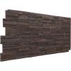 imageEkena Millwork 48 58quotW x 24 34quotH x 1 14quotD Cascade Stacked Stone StoneWall Faux Stone Siding Panel Smokey RidgeDark Tobacco