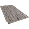 imageEkena Millwork 48 58quotW x 24 34quotH x 1 14quotD Cascade Stacked Stone StoneWall Faux Stone Siding Panel Smokey RidgeGrey Granite
