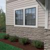 imageEkena Millwork 48 58quotW x 24 34quotH x 1 14quotD Cascade Stacked Stone StoneWall Faux Stone Siding Panel Smokey RidgeGrey Granite