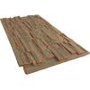 imageEkena Millwork 48 58quotW x 24 34quotH x 1 14quotD Cascade Stacked Stone StoneWall Faux Stone Siding Panel Smokey RidgeIron Mill
