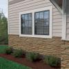 imageEkena Millwork 48 58quotW x 24 34quotH x 1 14quotD Cascade Stacked Stone StoneWall Faux Stone Siding Panel Smokey RidgeIron Mill