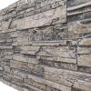 imageEkena Millwork 48 58quotW x 24 34quotH x 1 14quotD Cascade Stacked Stone StoneWall Faux Stone Siding Panel Smokey RidgeLinen Graphite