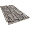 imageEkena Millwork 48 58quotW x 24 34quotH x 1 14quotD Cascade Stacked Stone StoneWall Faux Stone Siding Panel Smokey RidgeLinen Graphite