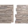 imageEkena Millwork 48 58quotW x 24 34quotH x 1 14quotD Cascade Stacked Stone StoneWall Faux Stone Siding Panel Smokey RidgePolermo