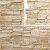 imageEkena Millwork 48 58quotW x 24 34quotH x 1 14quotD Cascade Stacked Stone StoneWall Faux Stone Siding Panel Smokey RidgeSandstone