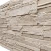 imageEkena Millwork 48 58quotW x 24 34quotH x 1 14quotD Cascade Stacked Stone StoneWall Faux Stone Siding Panel Smokey RidgeSea Shell