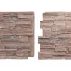 imageEkena Millwork 48 58quotW x 24 34quotH x 1 14quotD Cascade Stacked Stone StoneWall Faux Stone Siding Panel Smokey RidgeShasta