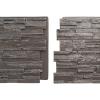 imageEkena Millwork 48 58quotW x 24 34quotH x 1 14quotD Cascade Stacked Stone StoneWall Faux Stone Siding Panel Smokey RidgeSlate Gray