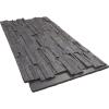 imageEkena Millwork 48 58quotW x 24 34quotH x 1 14quotD Cascade Stacked Stone StoneWall Faux Stone Siding Panel Smokey RidgeSlate Gray
