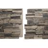 imageEkena Millwork 48 58quotW x 24 34quotH x 1 14quotD Cascade Stacked Stone StoneWall Faux Stone Siding Panel Smokey RidgeSmokey Ridge