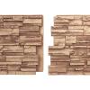 imageEkena Millwork 48 58quotW x 24 34quotH x 1 14quotD Cascade Stacked Stone StoneWall Faux Stone Siding Panel Smokey RidgeWheat Field