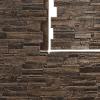 imageEkena Millwork 48 58quotW x 24 34quotH x 1 14quotD Cascade Stacked Stone StoneWall Faux Stone Siding Panel Smokey RidgeWillow Peak