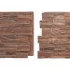 imageEkena Millwork 48 58quotW x 24 34quotH x 1 14quotD Cascade Stacked Stone StoneWall Faux Stone Siding Panel Smokey RidgeYork Town