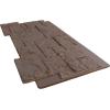 imageEkena Millwork 49quotW x 24 12quotH x 1 14quotD Castle Rock Stacked Stone StoneWall Faux Stone Siding Panel Canyon BrownAutumn Bronze
