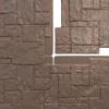 imageEkena Millwork 49quotW x 24 12quotH x 1 14quotD Castle Rock Stacked Stone StoneWall Faux Stone Siding Panel Canyon BrownAutumn Bronze