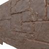 imageEkena Millwork 49quotW x 24 12quotH x 1 14quotD Castle Rock Stacked Stone StoneWall Faux Stone Siding Panel Canyon BrownAutumn Bronze