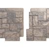 imageEkena Millwork 49quotW x 24 12quotH x 1 14quotD Castle Rock Stacked Stone StoneWall Faux Stone Siding Panel Canyon BrownBoardwalk Bay