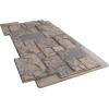 imageEkena Millwork 49quotW x 24 12quotH x 1 14quotD Castle Rock Stacked Stone StoneWall Faux Stone Siding Panel Canyon BrownBoardwalk Bay