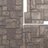 imageEkena Millwork 49quotW x 24 12quotH x 1 14quotD Castle Rock Stacked Stone StoneWall Faux Stone Siding Panel Canyon BrownCascade River